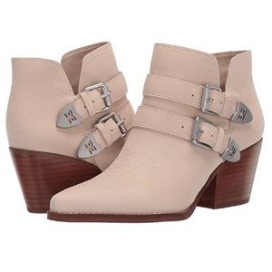 Sam Edelman Windsor Western Buckle Bootie leather